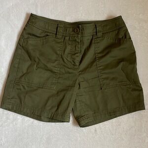 Jones New York Dark Green Women's Cargo Shorts